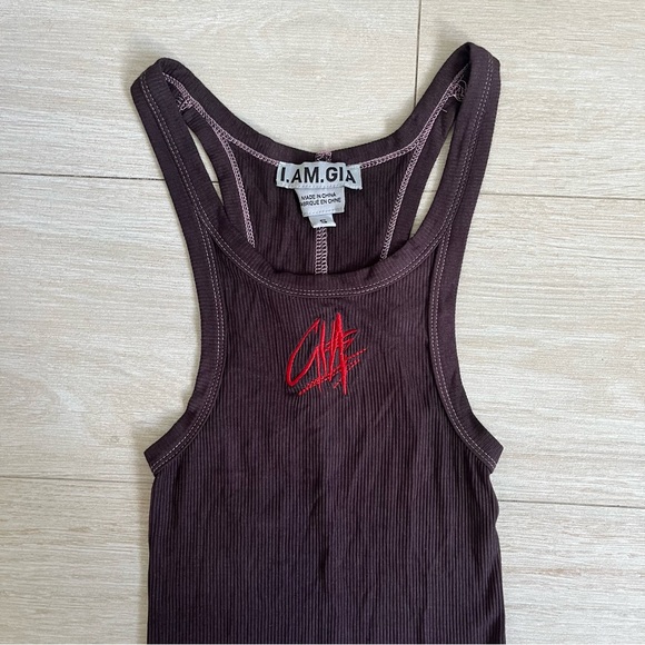 I.AM.GIA purple and red tank top. NWOT. Size Small. - Picture 5 of 5